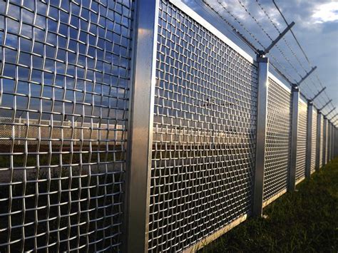 white sheet metal fence|4x8 metal mesh fence panels.